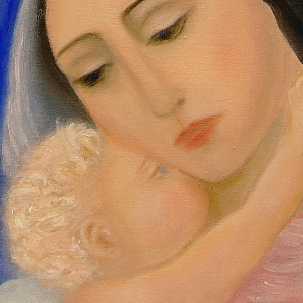 madonna and child detail